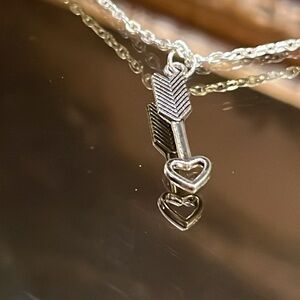 Silver  Arrow  Necklace
